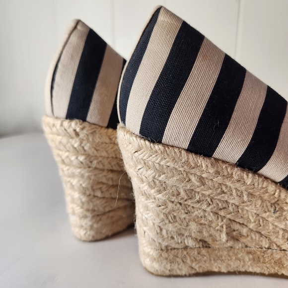J. Crew Seville Espradille Wedge Heels Size 9 - Picture 13 of 15